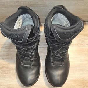 HAIX Black Tactical Boots Men's 7 Women's 8 EU 39 Gore-Tex Leather Waterproof